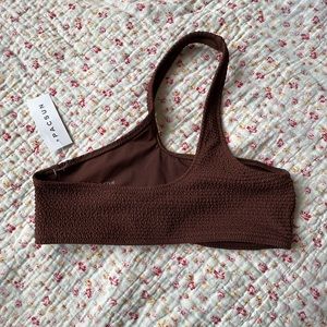 One Shoulder Strap Bikini Top Pacsun Swimwear